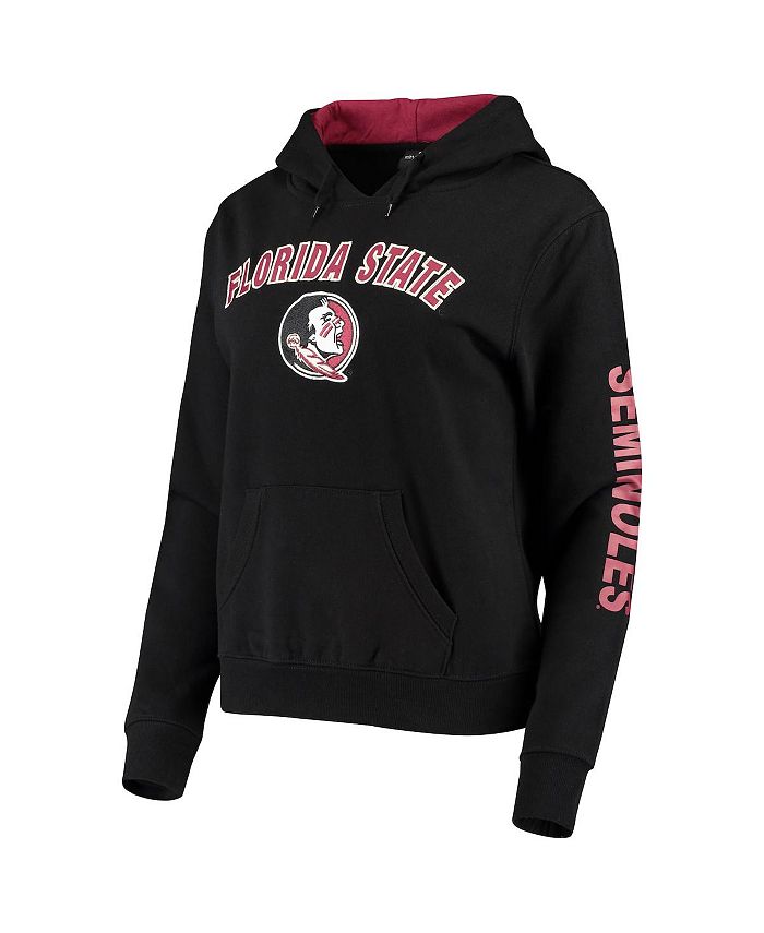 Colosseum Women's Black Florida State Seminoles Loud and Proud Pullover ...