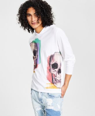 INC International Concepts - Men's Skull Hoodie