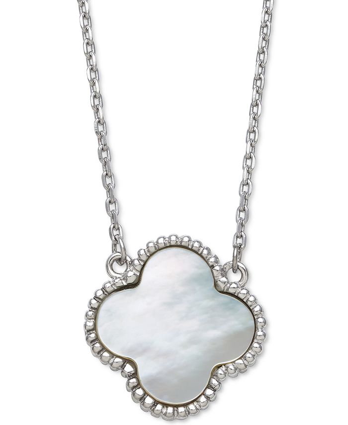Open Clover Diamond Necklace #105926 - Seattle Bellevue