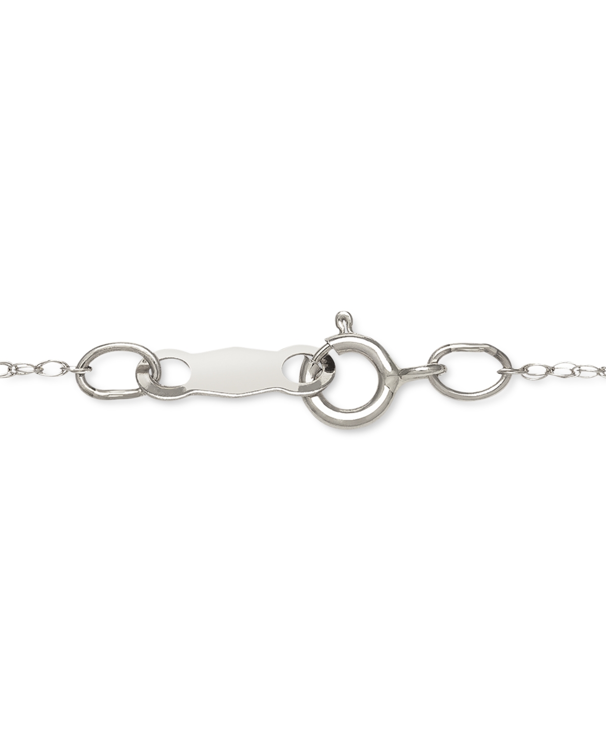 Belle de Mer Cultured Freshwater Pearl (9mm) & Diamond (1/5 ct. t.w.) Pave Elongated 18