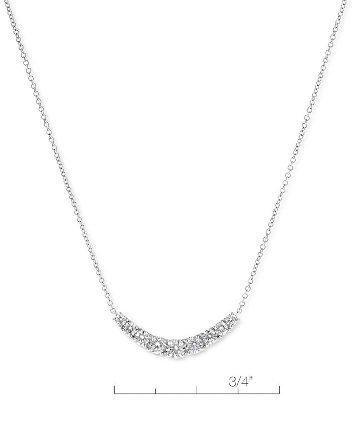 Macy's - Diamond Classic Collar Necklace (1/2 ct. t.w.) in 14k White Gold