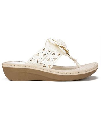 Cliffs by White Mountain Women s Cynthia Thong Sandal Macy s