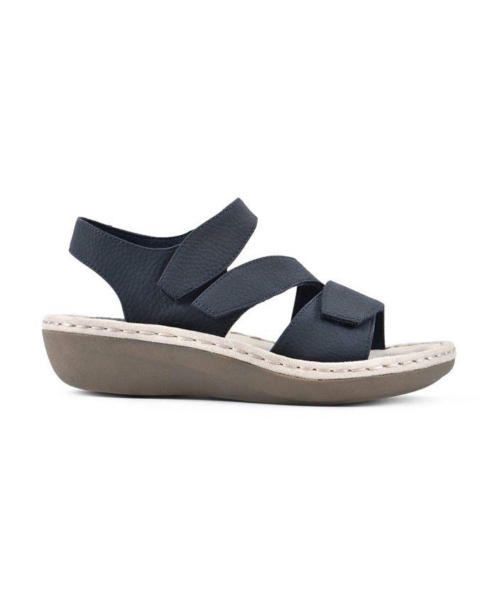 Cliffs by White Mountain Women's Calibre Wedge Comfort Sandals - Macy's