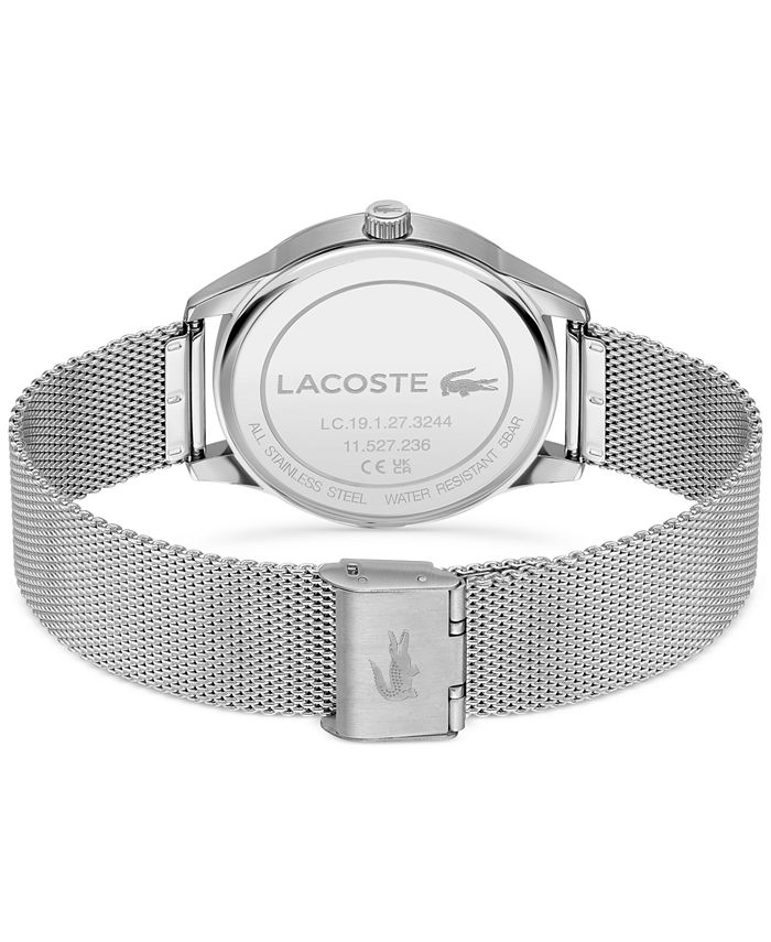 Lacoste Men's Vienna Stainless Steel Mesh Bracelet Watch 42mm Macy's