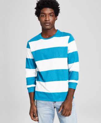 And Now This - Men's Striped Long-Sleeve T-Shirt