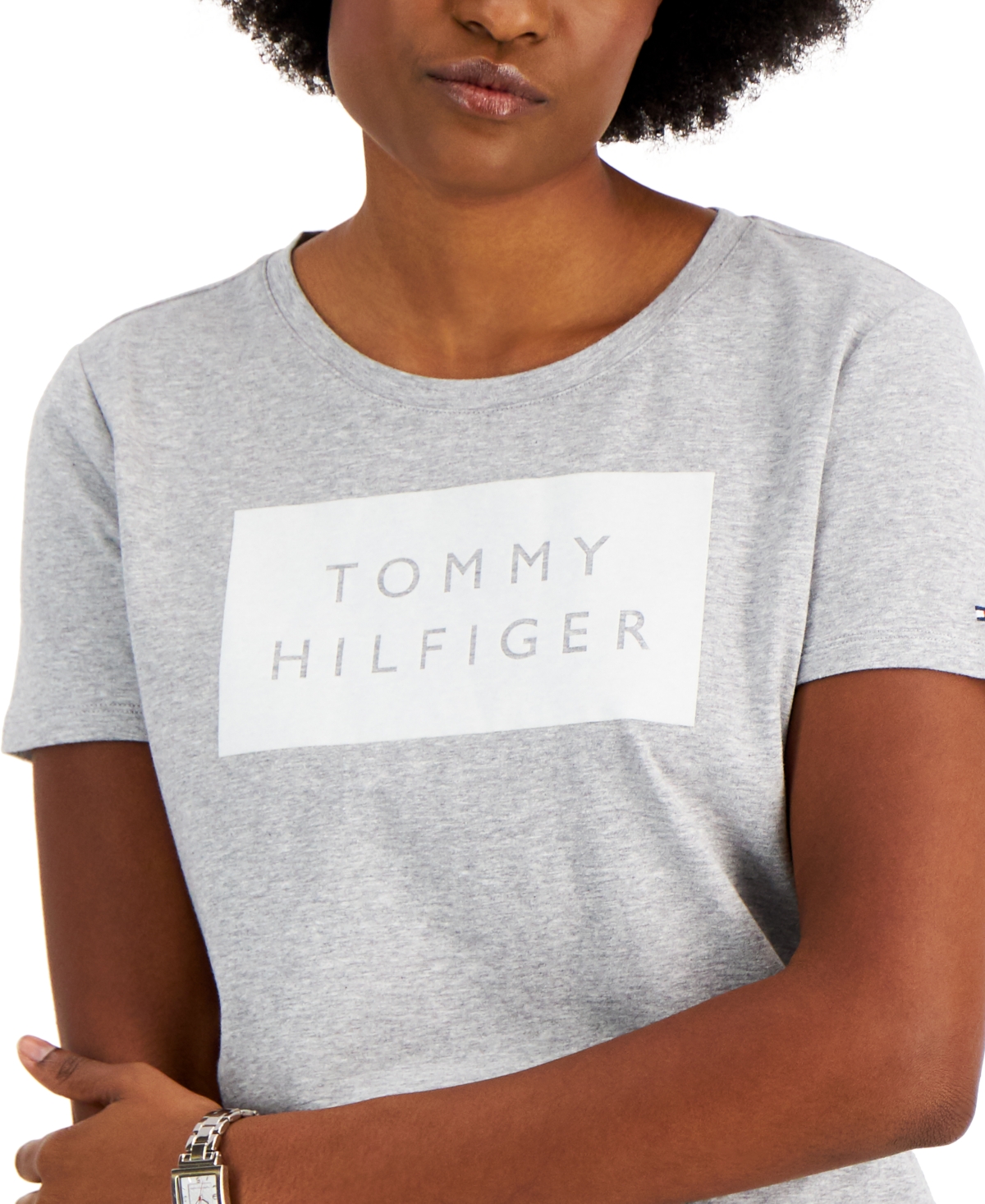 Tommy Hilfiger Women's Contrast Logo T-Shirt