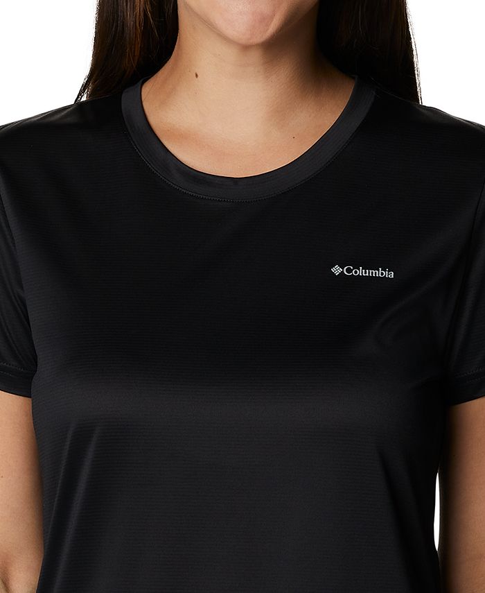 Columbia Women's Hidden Lake Crew T-Shirt - Short Sleeve Graphic Tee, Cotton Blend, Active Fit - View #2
