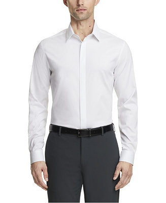 Calvin Klein Men's Infinite Color Sustainable Slim Fit Dress Shirt - Macy's