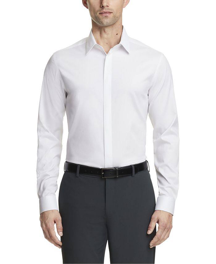 Calvin Klein Men's Infinite Color Sustainable Slim Fit Dress Shirt &  Reviews - Dress Shirts - Men - Macy's
