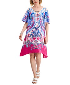 Women&apos;s Printed Swing Dress&comma; Created for Macy&apos;s