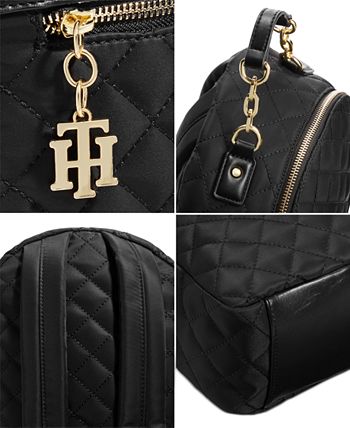  Tommy Hilfiger Women's Charming Backpack, Black, OS