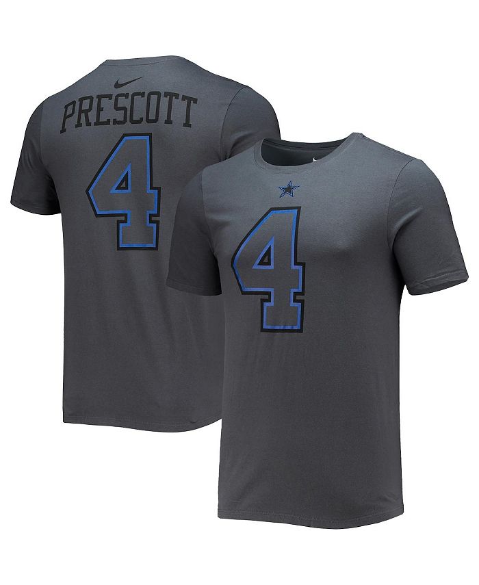 Men's Nike Dak Prescott White Dallas Cowboys Name & Number T-Shirt