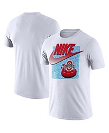 Men's White Ohio State Buckeyes Swoosh Spring Break T-shirt