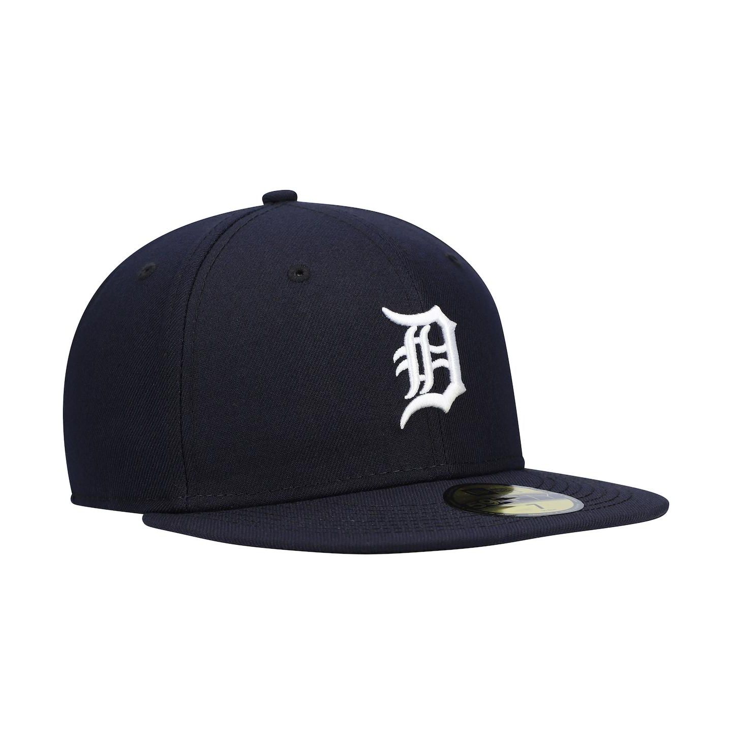 Мужская кепка New Era Navy Detroit Tigers Authentic Collection On-Field Home 59FIFTY Fitted Hat — фото 4