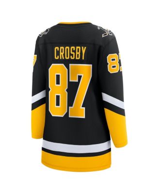 Women's Sidney Crosby Black Pittsburgh Penguins 2021/22 Alternate Premier Breakaway Player Jersey