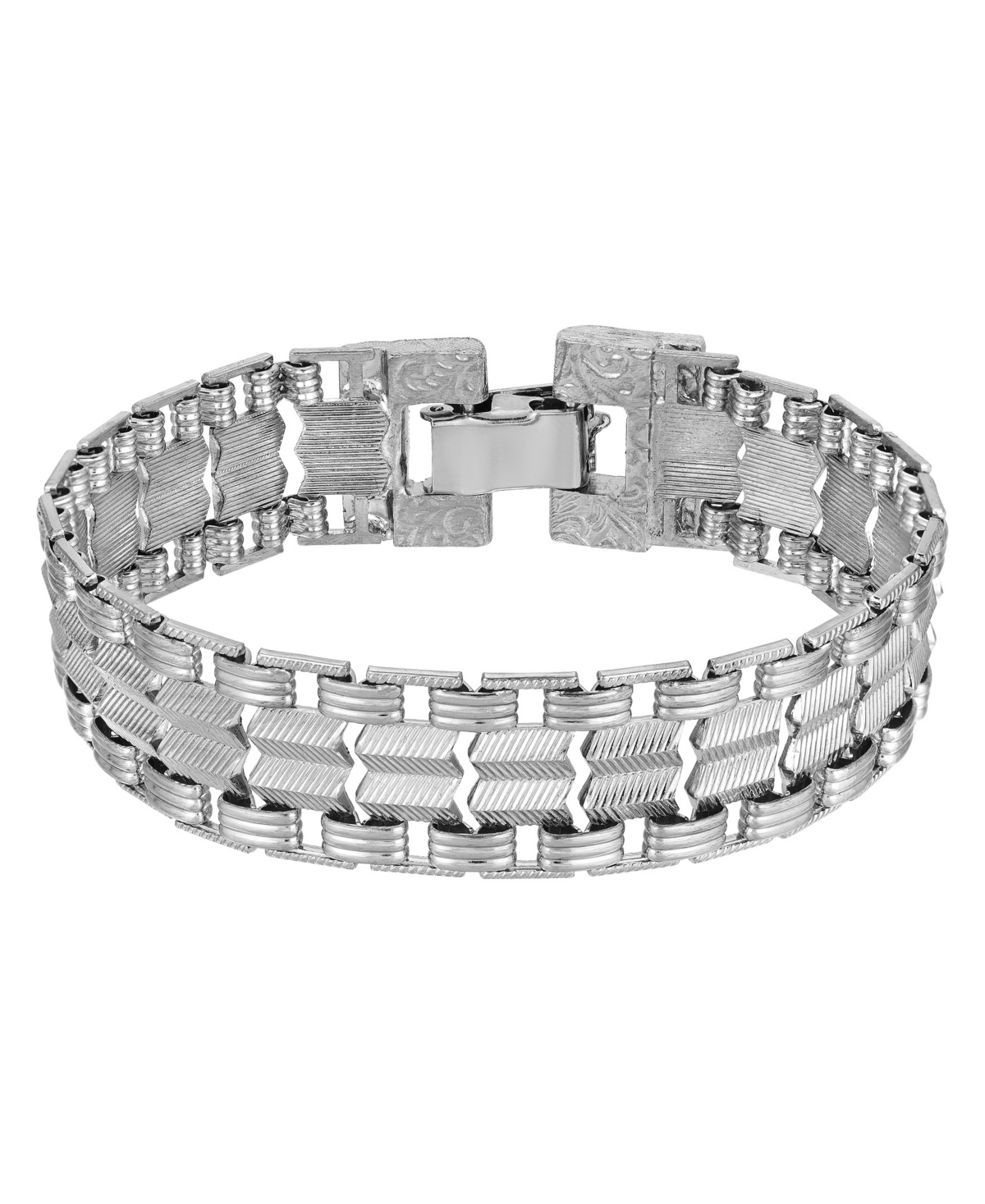 2028 Women's Swagged Chain Bracelet In Gray