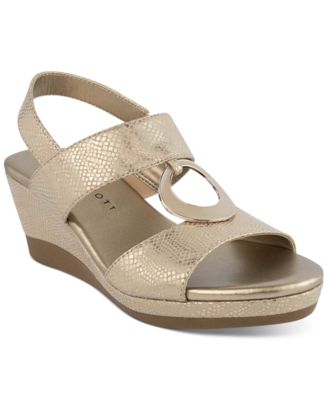 macys womens gold sandals