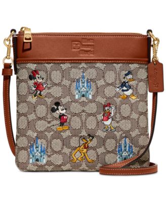 COACH Disney Parks Mickey Embroidery Kitt Crossbody Macy s