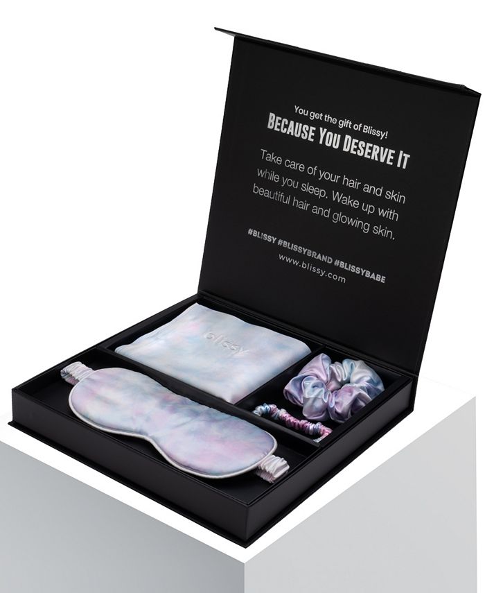 BLISSY Pure Silk 4 Piece Dream Set, King & Reviews Sheets
