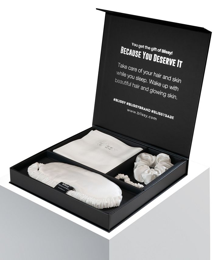 BLISSY Pure Silk 4 Piece Dream Set, Queen & Reviews Sheets