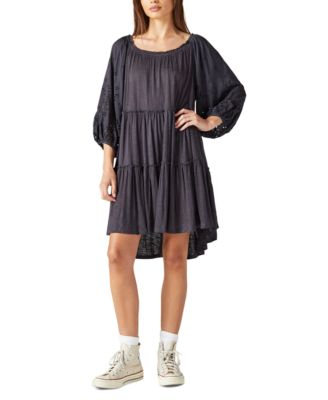 Lucky Brand Tiered Eyelet-Sleeve Tunic 