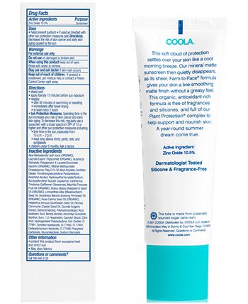 COOLA - Coola Mineral Face Sunscreen Sheer Matte SPF 30