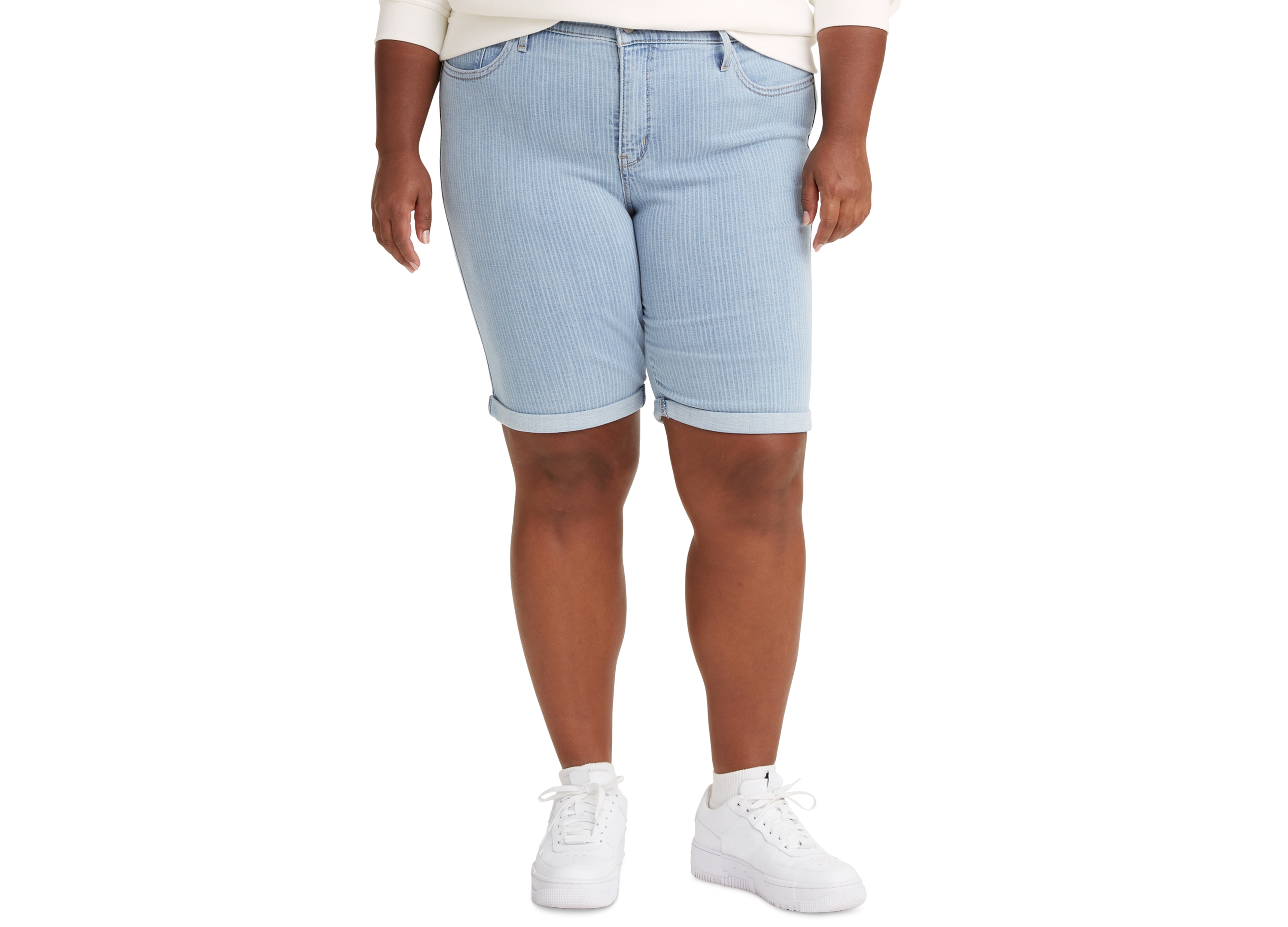 Levis Trendy Plus Size Classic Bermuda Shorts