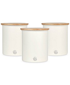 Nordic Food Storage Canisters with Lids, Set of 3