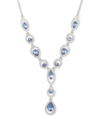 Givenchy - Pav&eacute; Crystal Orb Lariat Necklace, 16" + 3" extender