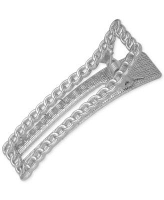 GUESS - Silver-Tone Chain Link Hair Clip