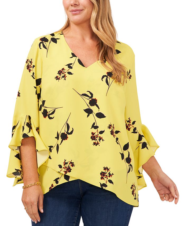 Vince Camuto Floral Plus Size Tank Blouse