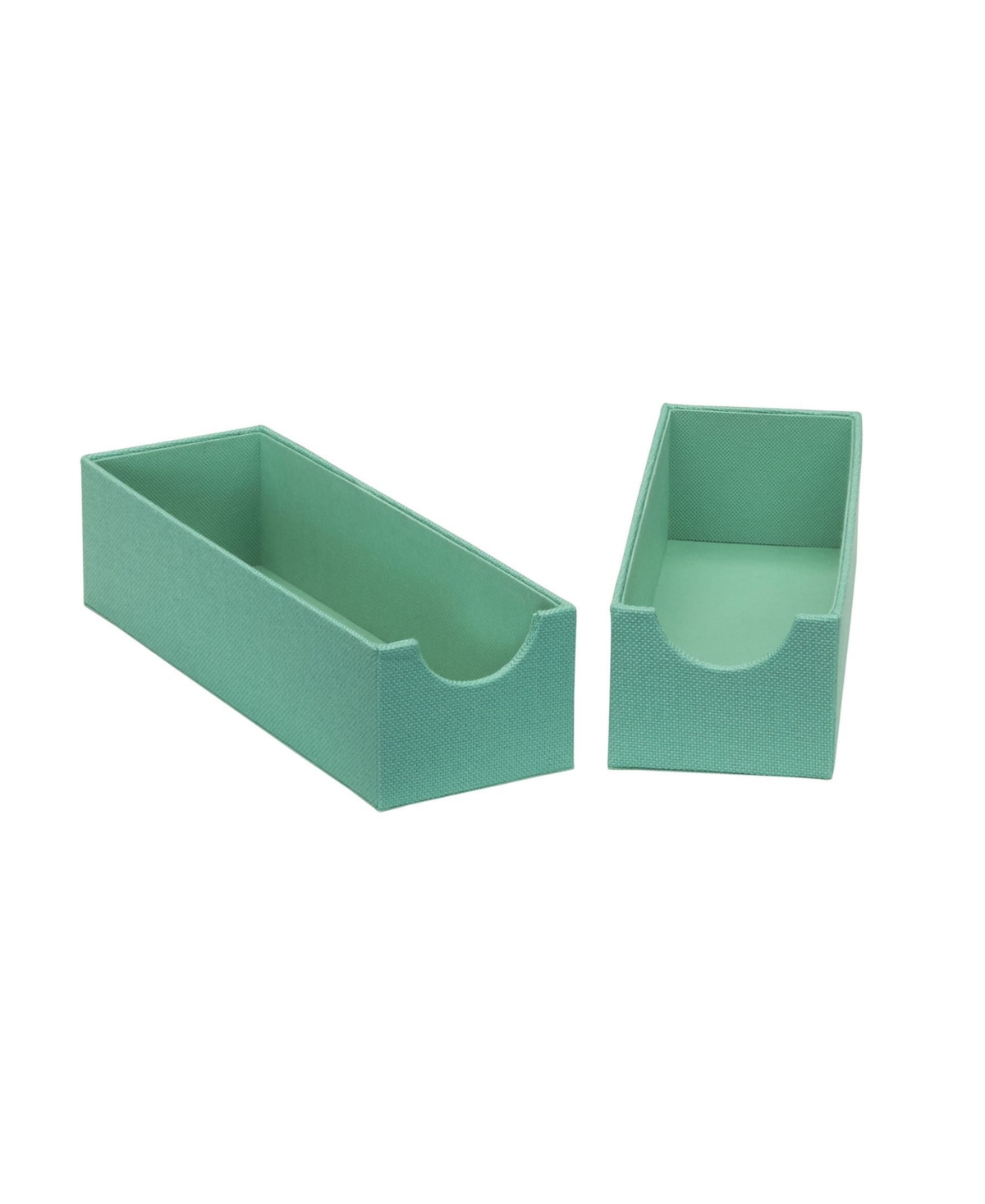 Household Essentials Drawer Organizers, Set Of 2 In Green