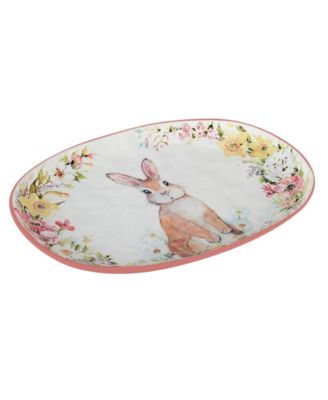 Easter Garden Oval Serving Platter, 17" x 12.5"