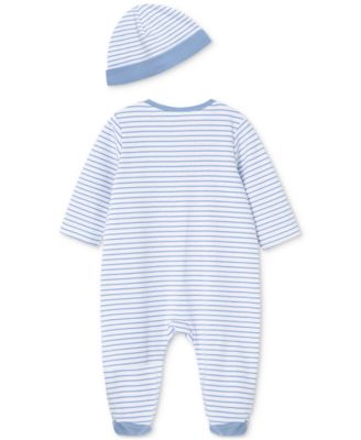 Baby Boys Elephant Coverall with Hat, 2 Piece Set