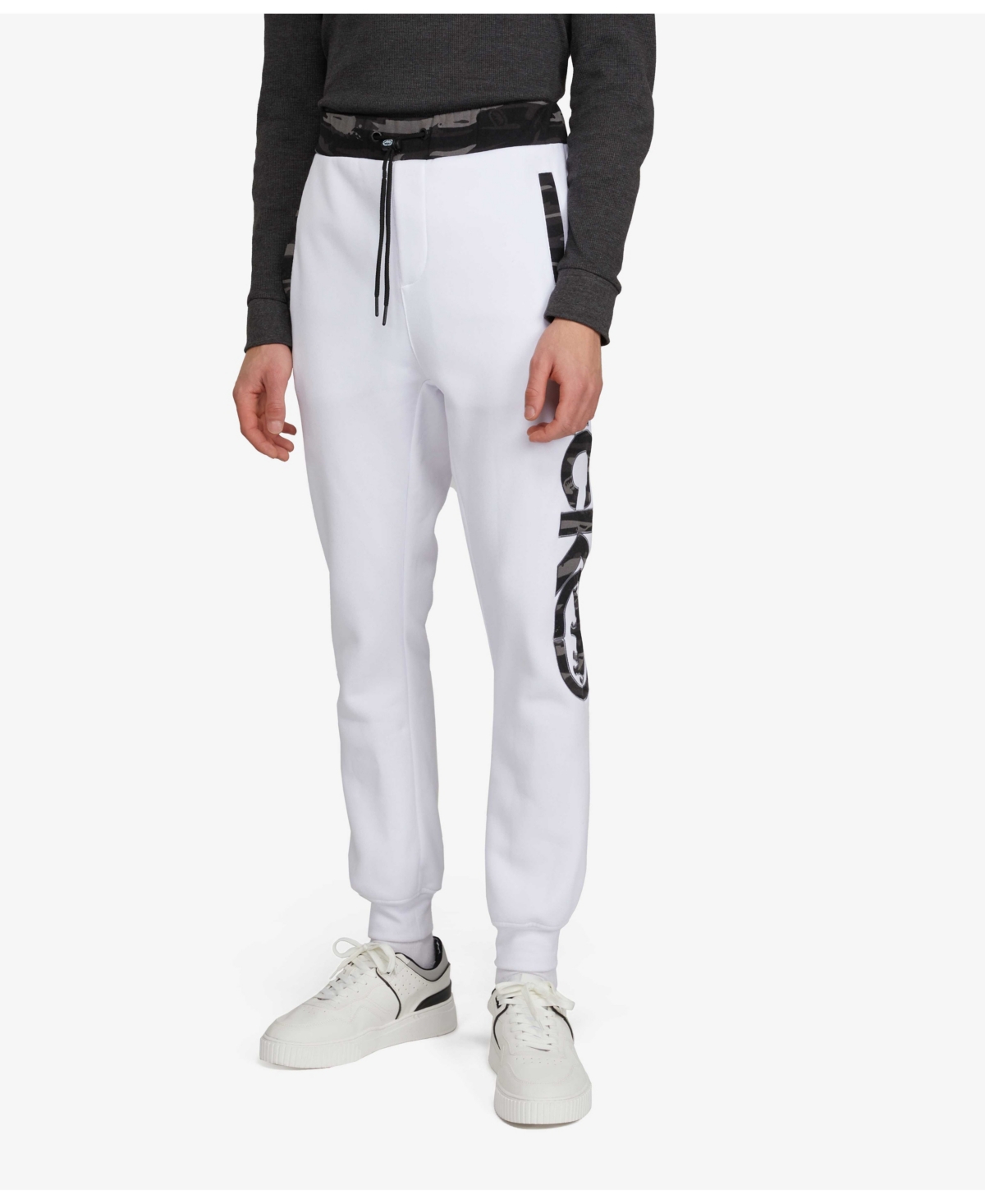Men's Big and Tall Strongsong Joggers - White