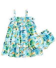 Toddler Girls Tiered Ruffle Scenic Dress, Created for Macy's