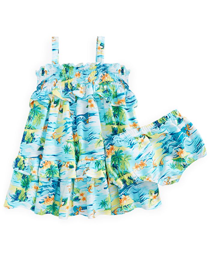 First Impressions Toddler Girls Tiered Ruffle Scenic Dress