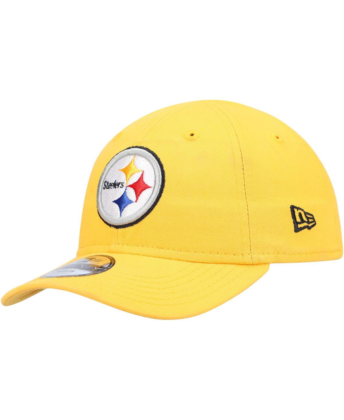 New Era Babies' Toddler Unisex  Gold-tone Pittsburgh Steelers Core Classic 2.0 9twenty Adjustable Hat