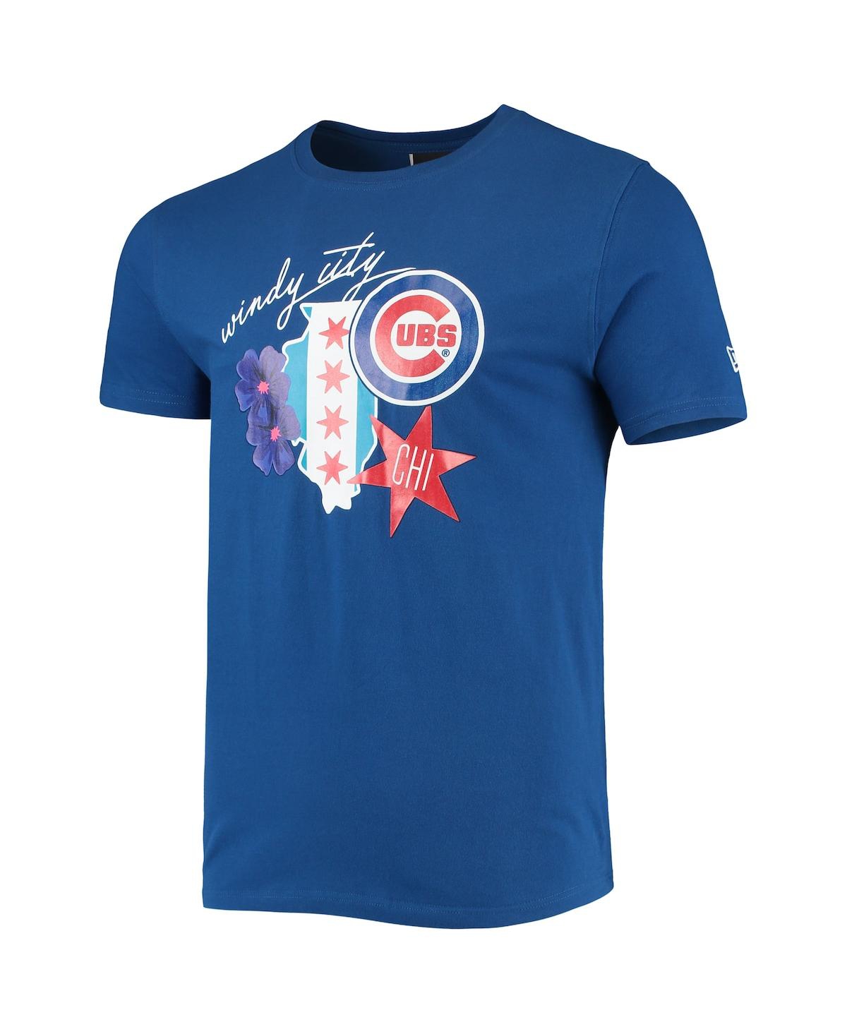 Men's New EraChicago Cubs City Cluster T-shirt - Royal