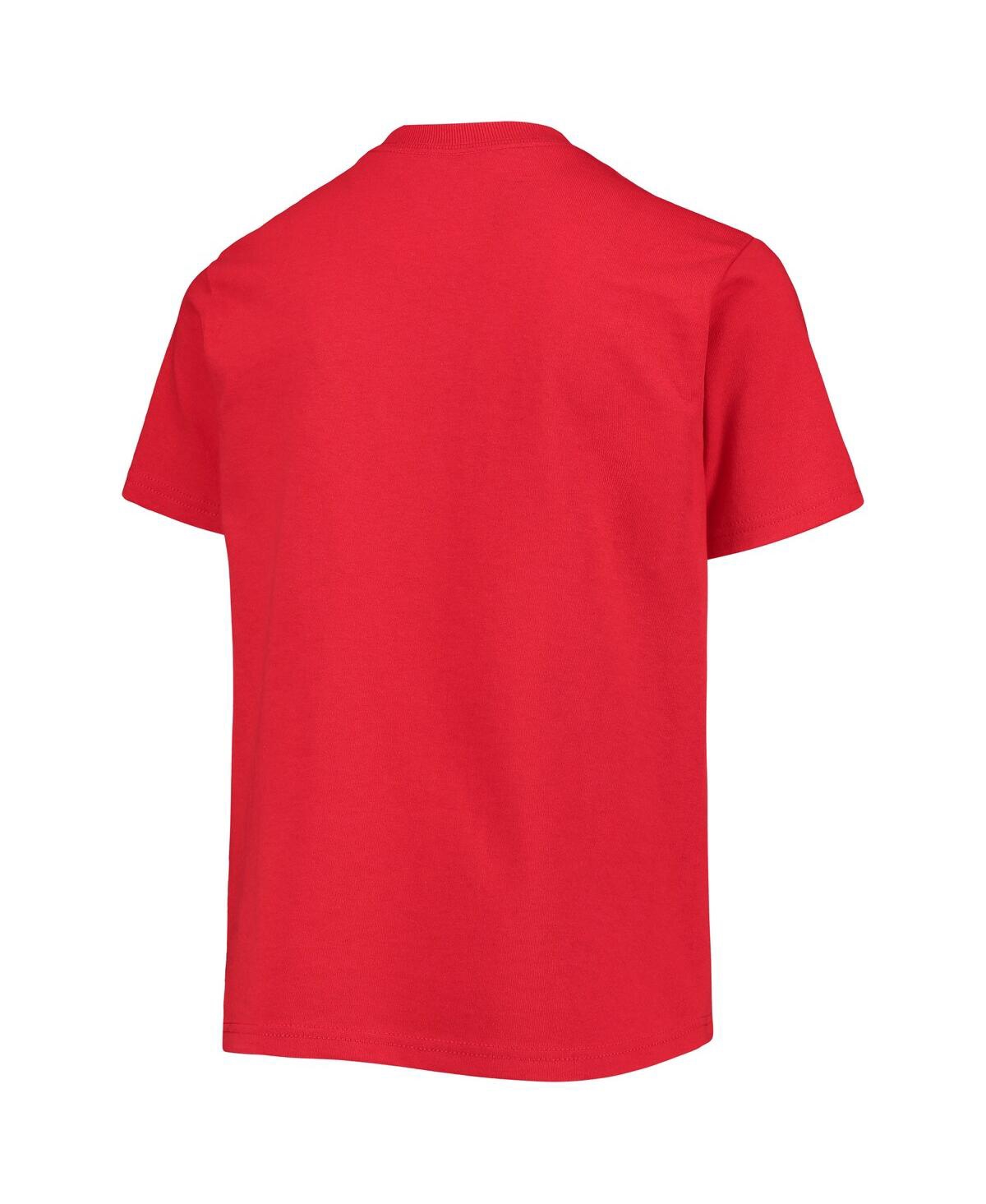 Big BoysTeam Usa Mountain Skiing T-shirt - Red