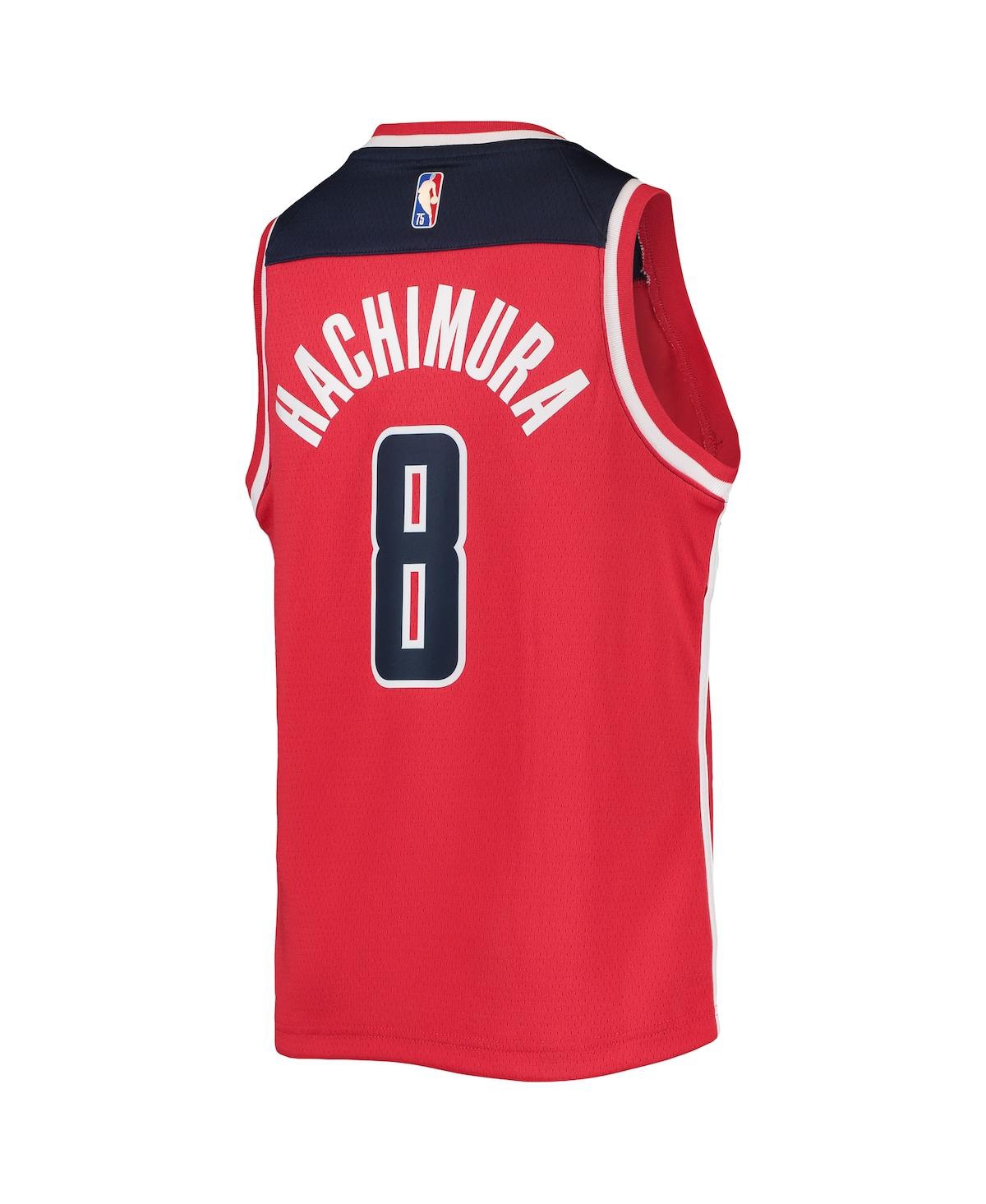 Big Boys Nike Rui HachimuraWashington Wizards 2021/22 Diamond Swingman Jersey - Icon Edition - Red