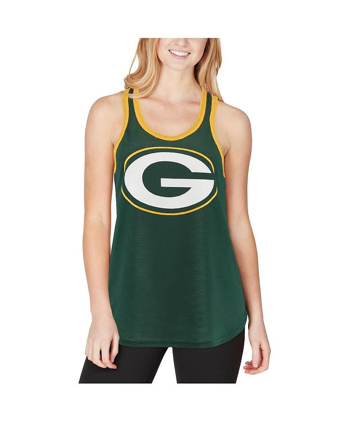 G Iii 4her By Carl Banks Womens Green Green Bay Packers Tater Tank Top Macys 
