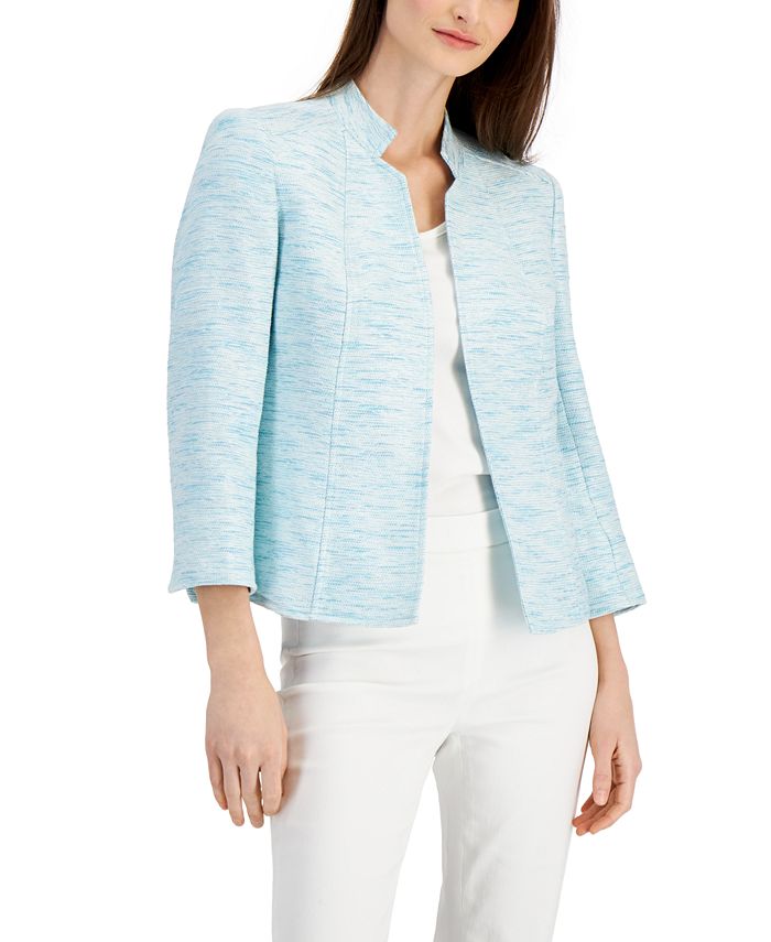 Anne klein stand collar coat online