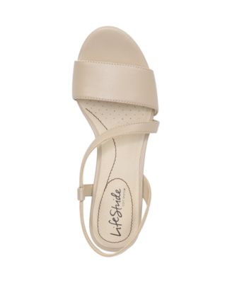 Yasmine Strappy Wedge Sandals