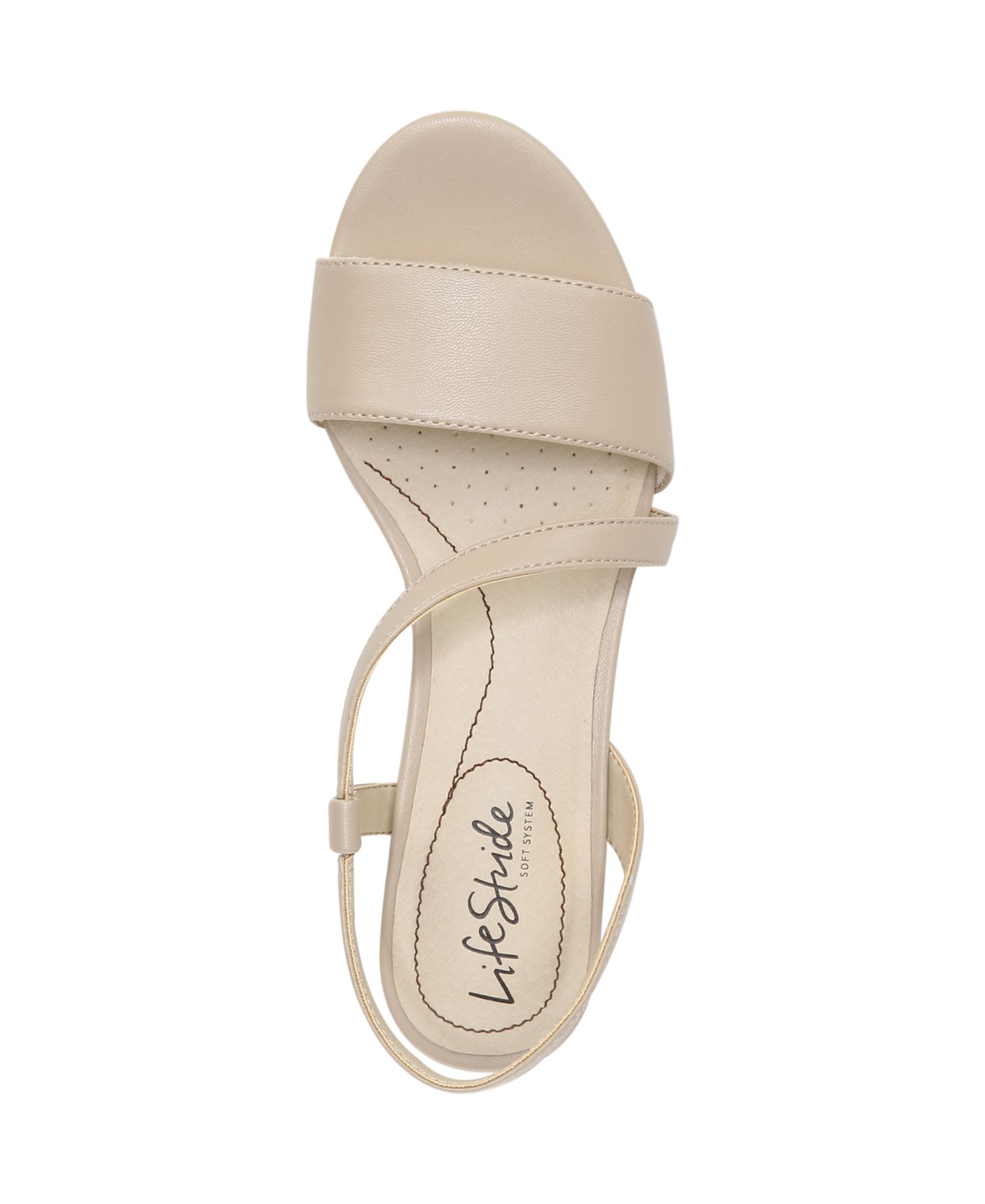 Женские сандалии LifeStride Yasmine Strappy Wedge, цвет: Серо-коричневая искусственная кожа — фото 4
