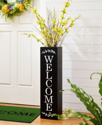 30" Double Sided Solid Boxed 'Welcome to our PORCH' Porch Sign