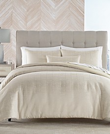 Hatched Stripe 4-Pc. Comforter Sets, Created for Macy's