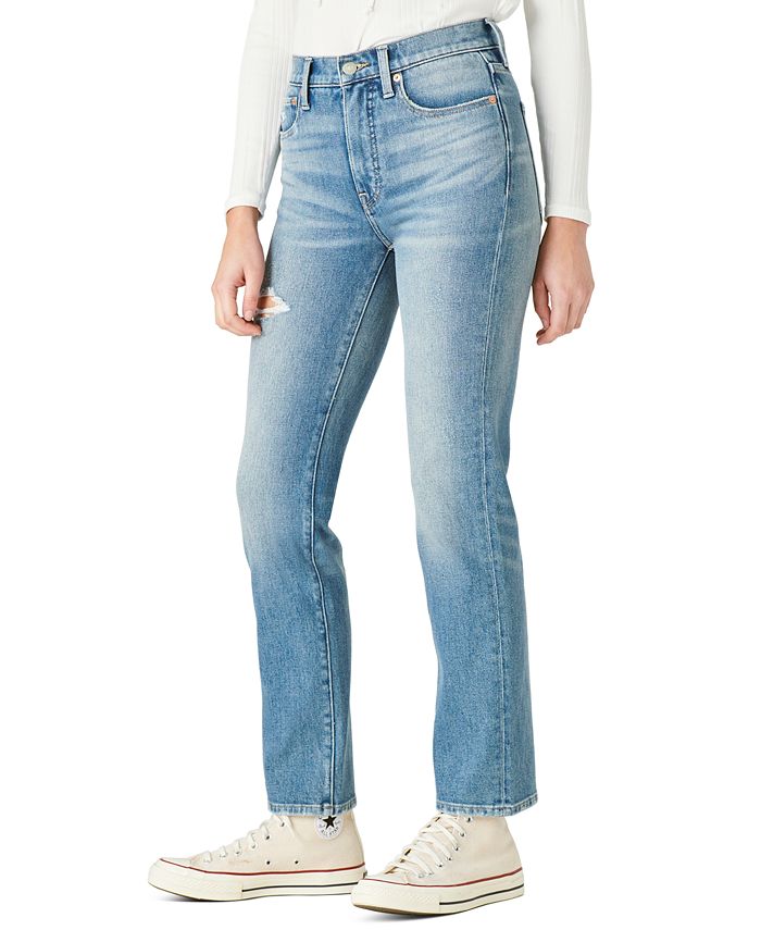 Lucky Brand High-Rise Zoe Straight-Leg Jeans - Macy's