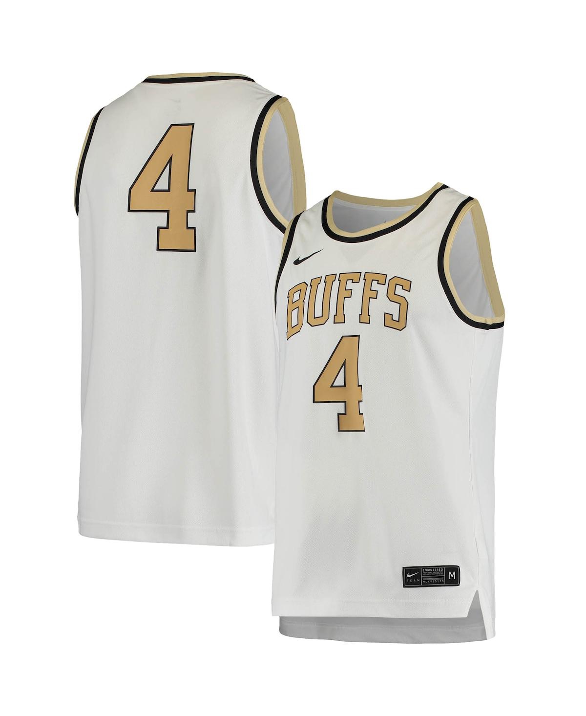 Men's 4Colorado Buffaloes Replica Basketball Jersey - White