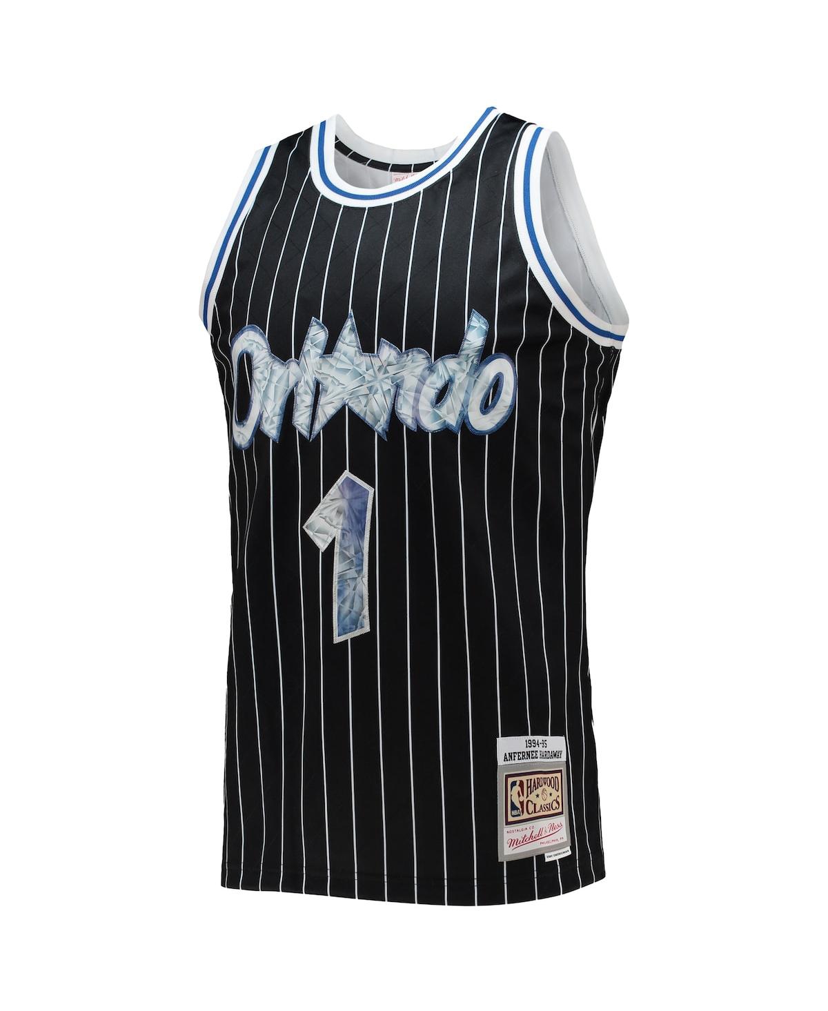 Men's Penny HardawayOrlando Magic 1994-95 Hardwood Classics 75th Anniversary Diamond Swingman Jersey - Black